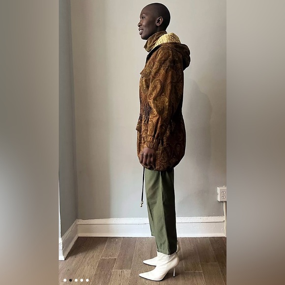 ESCADA Paisley Printed Parka - Picture 7 of 8